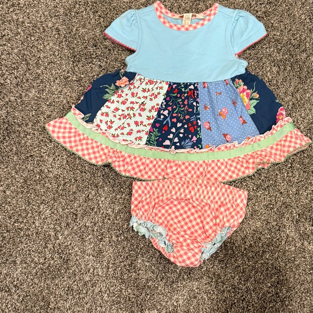 Matilda Jane Floral Patchwork Dress Set for Kids